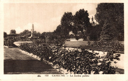 N°96530 -cpa Cabourg -le Jardin Public- - Cabourg