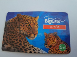SPAIN/ ESPANA/ € 5,-  BIG CATS/ LEOPARD     Nice  Fine Used   PREPAID   **11235 ** - Basisausgaben