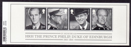 GB 2021 Commemorative  Prince Philip In Memoriam Miniature Sheet + Barcode - 2021-…