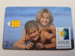 SPAIN/ ESPANA/ € 2,- CHIPCARD/ PRIVATE  COSTA ADEJE / TENERIFE SUR/ TIRAGE ONLY 7000X    Nice  Fine Used    **11238 ** - Basisausgaben