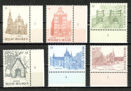 BE  2217 - 2222  XX   ----  Pour Le Tourisme   --  N° De Planche 1 - 1981-1990