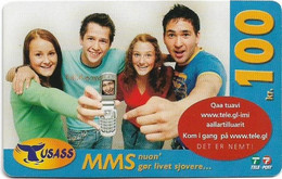 Greenland - Tusass - 4 People, GSM Refill, 100kr. Exp. 01.11.2008, Used - Groenlandia