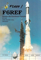 CARTE QSL FRANCE 37 TOURS F6REF F5REFI 1995 - Radio Amateur
