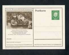 Bundesrepublik Deutschland / 1959 / Bildpostkarte "GLADBECK, Wasserschloss Wittringen" ** (1272) - Illustrated Postcards - Mint