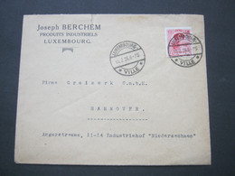 1926 , Firmenbrief Nach Deutschland - 1921-27 Charlotte De Face