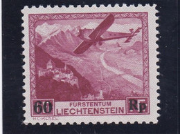 Liechtenstein 1935, Cat. Yvert N° PA14 **. - Poste Aérienne
