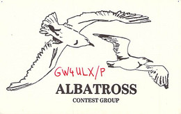 CARTE QSL ALBATROSS GW4ULX/P NORTH OF NEWPORT GWENT - Radio Amateur