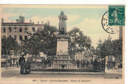 CPA   LYON - CROIX - ROUSSE  Statue De Jacquard   N° 1605 - Lyon 4