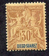 Colonie Française, Diégo Suarez N°33 ; Faux Fournier - Nuevos