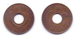 East Africa 1 Cent 1928 KN - Colonia Británica