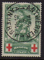 Belgique (1914-15)  -   5 C.  Croix-Rouge   Oblitere - 1914-1915 Croix-Rouge