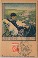 62731 -  FRANCE - POSTAL HISTORY: MAXIMUM CARD 1945 - TUBERCULOSIS Medicine - Malattie
