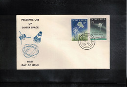 Nigeria 1963 Space / Raumfahrt Peaceful Use Of The Outer Space FDC - Afrika