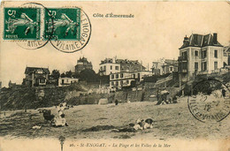 Dinard * St énogat * La Plage Et Les Villas De La Mer - Dinard