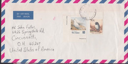 NEW ZEALAND 1990? COVER Bell Block To USA @D8562L - Covers & Documents