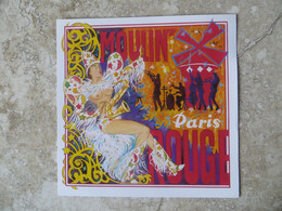 CPM Grand Format Carré 15/15 Cm  Fantaisie  PARIS PLACE BLANCHE Bal Du Moulin Rouge Danseuse Nue Orchestre Saxo - Parigi By Night