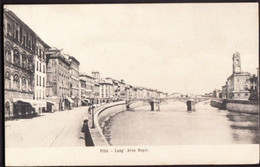 PISA - LUNG ARNO REGIO - VIAGG. 1907 - STORIA POSTALE - Pisa