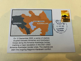 (1 K 62) 12-9-2022 - Armenia V Azerbaijan (conflict In Nagorno Karabakh) With OZ Kangaroo Stamp - Armenia