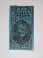 United States 10 Small Cigars 1926 Tax Revenue Stamp Series III With Overprint - Fiscale Zegels