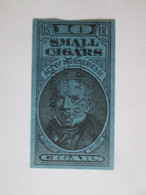 United States 10 Small Cigars 1926 Tax Revenue Stamp Series III With Overprint - Revenues