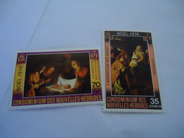 NEW   HEBRIDES   MNH       STAMPS   CHRISTMAS  1974 - Other & Unclassified