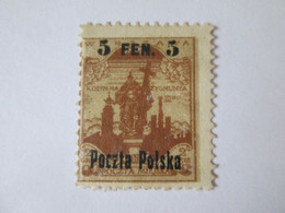 Poland Issue Of The Warsaw Local Post.5 Fen.overprint/surcharge 1918 Stamp - Nuovi