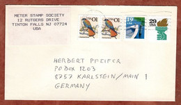Brief, Buntfalke U.a., Tinton Falls Nach Karlstein 1991 (10990) - Cartas