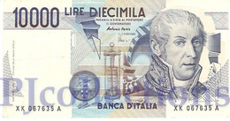 ITALIA - ITALY 10000 LIRE 1984 PICK 112d VF+ PREFIX "XK" REPLACEMENT - 10000 Lire