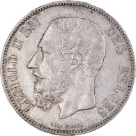 Monnaie, Belgique, Leopold II, 5 Francs, 5 Frank, 1873, TTB+, Argent, KM:24 - 5 Frank