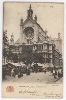 Cpa Belgique - Bruxelles - Eglise Ste Catherine ( Marché ) - Marchés
