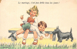 SCOTTISH TERRIER -LE MARIAGE C'EST PAS DRÔLE TOUS LES JOURS ! - Dogs