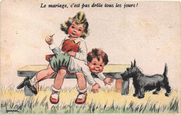 SCOTTISH TERRIER - LE MARIAGE C'EST PAS DRÔLE TOUS LES JOURS - Honden