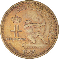 Monnaie, Monaco, Louis II, 2 Francs, 1924, TTB, Bronze-Aluminium, Gadoury:MC129 - 1922-1949 Louis II