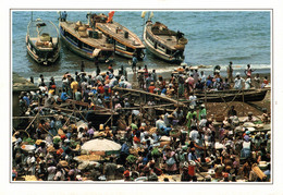 N°96572 -cpsm Sierra Leone -Freetown- Marché De King Jimmy- - Sierra Leone