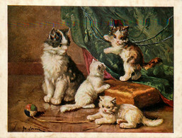 Chats * Illustrateur Yo LAM * 3 Doc Publicitaires Anciens Illustrés SAVON EXPRESS TEINTURE , Offerts Aux Enfants Sages - Gatti