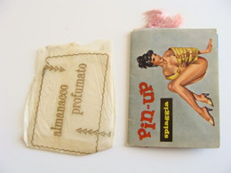 Calendarietto Da Barbiere Pin Up Spiaggia 1964 Pocket Calendar  Calendarietto Tascabile  CALENDRIER - Small : 1961-70