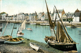 Le Pouliguen * Vue Sur Le Port * Bateau Voilier * Pub Publicité Thé De Chine Le Délicieux , Thibault Importateur Nantes - Le Pouliguen