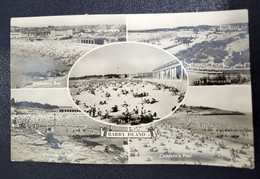 2 UNUSED, BLACK AND WHITE MULTI PICTURE CARDS OF BARRY ISLAND, VALE OF GLAMORGAN  SOUTH WALES. BOTH IN VGC - Glamorgan