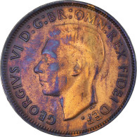 Monnaie, Australie, George VI, 1/2 Penny, 1949, Perth, SUP, Bronze, KM:42 - ½ Penny