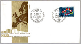 CERN (Organizacion Europea Investigacion Nuclear). FDC Geneve 1966 - Atome