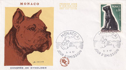 Thème Chiens - Monaco - Enveloppe - Hunde