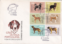 Thème Chiens - Portugal - Enveloppe - Honden