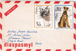 Thème Chiens - Pologne - Enveloppe - Cani