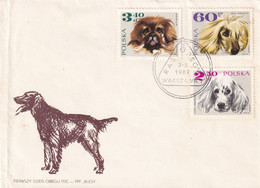 Thème Chiens - Pologne - Enveloppe - Hunde