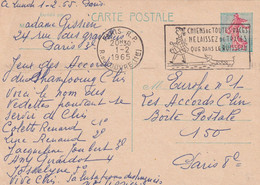 Thème Chiens - France - Entier Postal - Honden