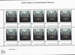 Nederland  2022-5 Orgel Organ  St Lambertuskerk Helmond   Vel-sheetlet  Postfris/mnh/neuf - Ungebraucht