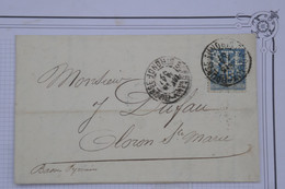 BE8 FRANCE   BELLE LETTRE PEFORé STL.1894 BORDEAUX A OLORON++SAGE 15C +AFFRANCH.INTERESSANT - Lettres & Documents