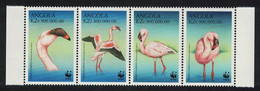 Angola Birds WWF Lesser Flamingo Strip Of 4v 1999 MNH SG#1402-1405 MI#1321-1324 SC#1058 A-d CV£6.40 - Angola