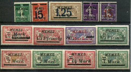 Memel              Divers ** - Unused Stamps