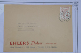 BE8 DANEMARK    BELLE LETTRE   1960 AALBORG +AFFRANCH.INTERESSANT - Storia Postale